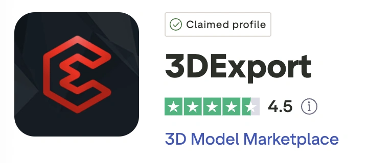 Trustpilot 3DExport logo